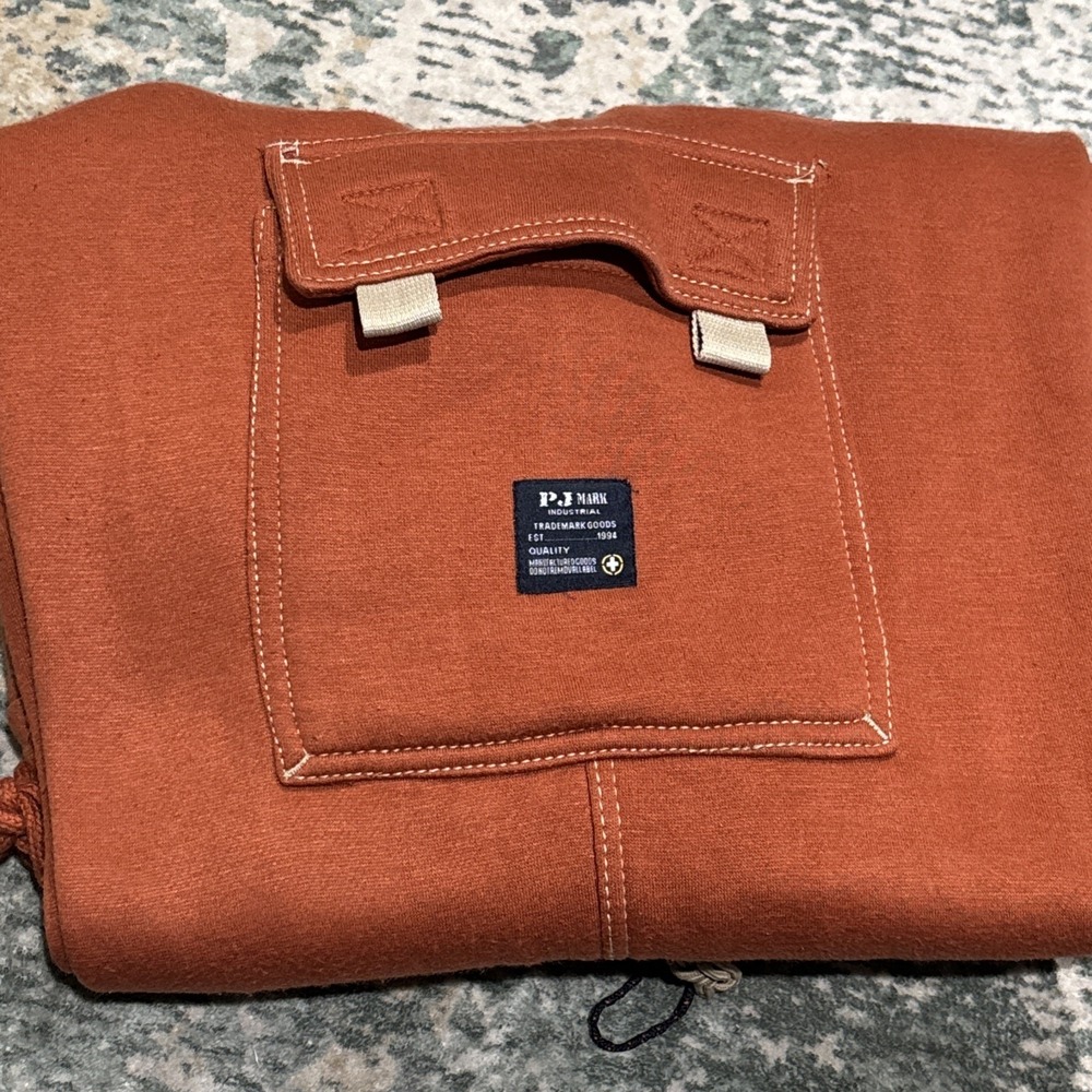 90s Streetwear  PJ Mark Industrial cargo pants Rust Orange XL Baggy